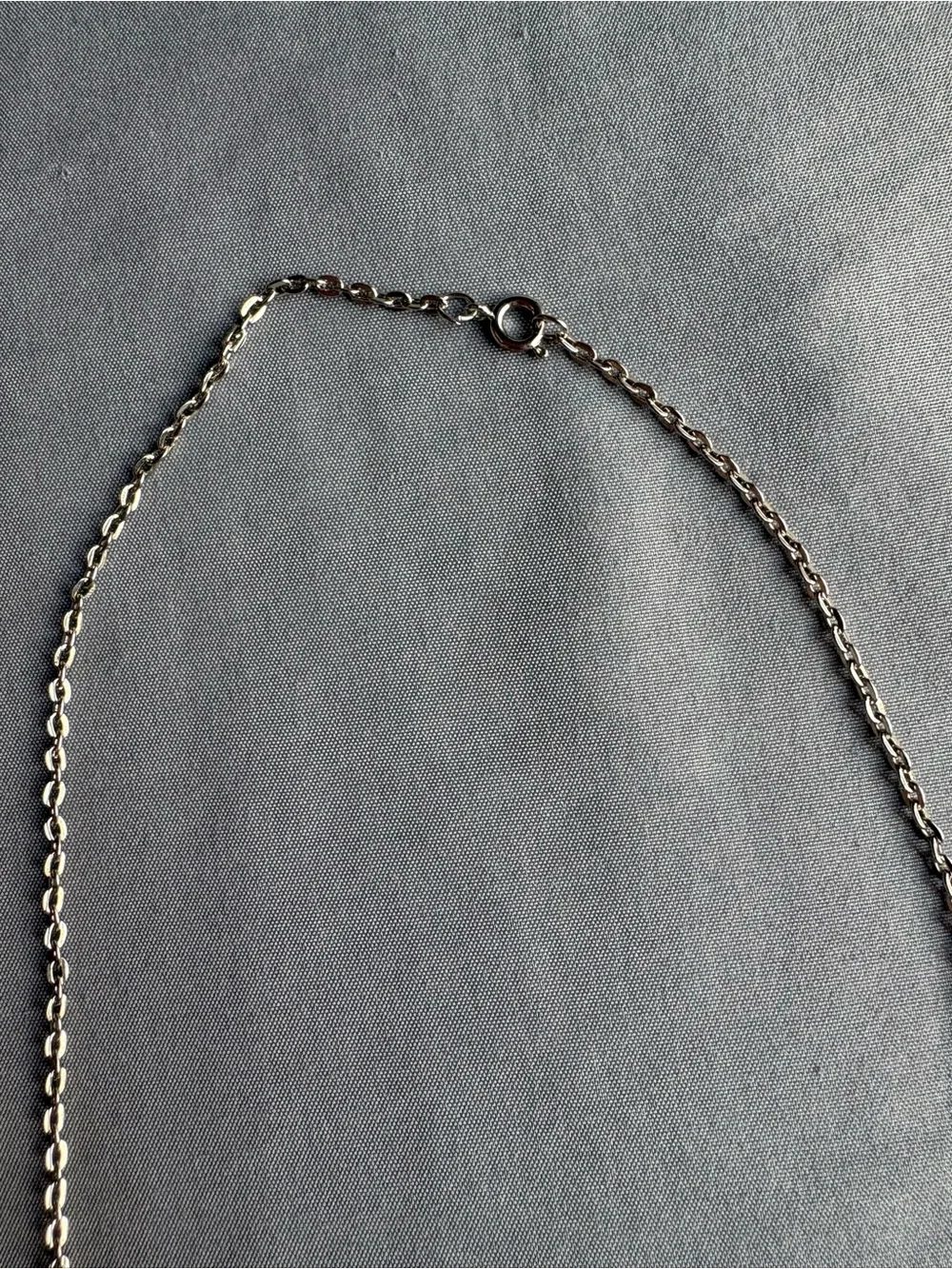 Silver Filigree Bar Pendant Necklace